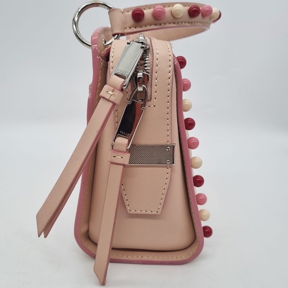 Bally Amoeba Embellished Stud Leather Tote - Picture 6 of 17